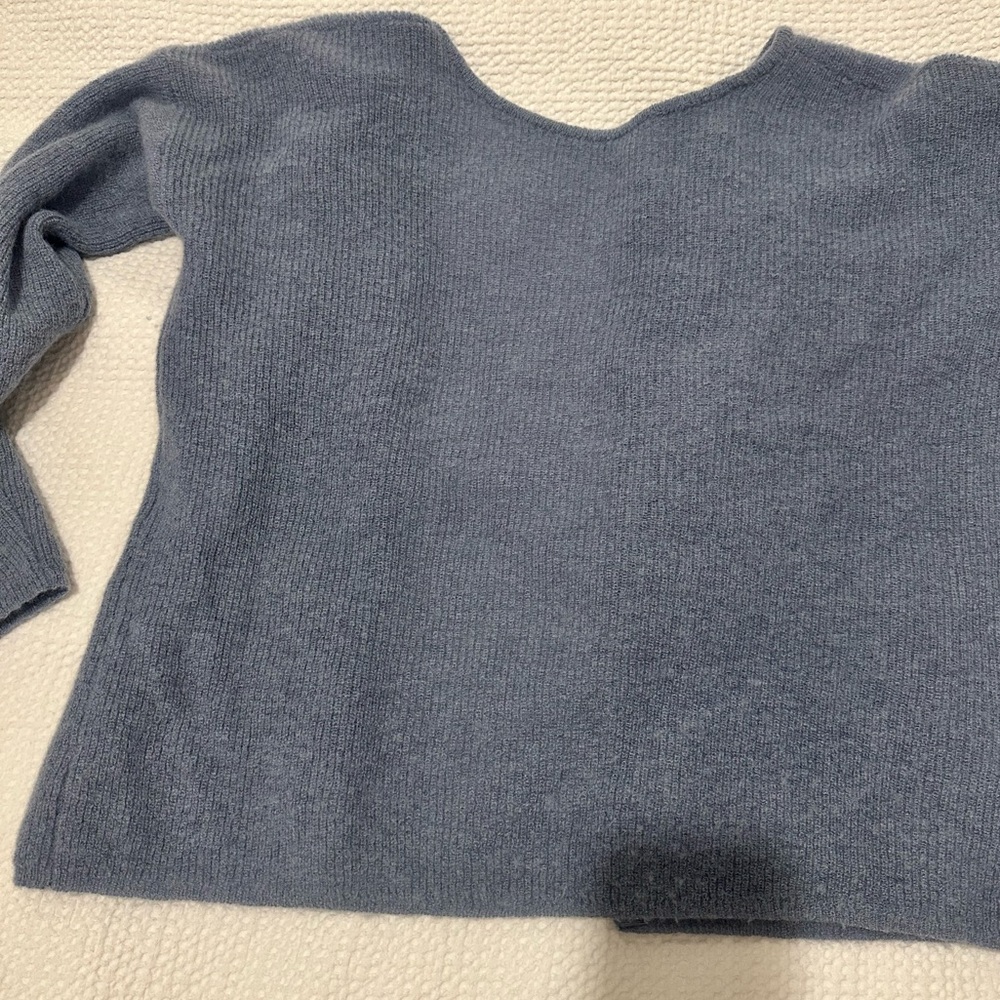 Sezane Gaspard Cardigan in Vintage Blue Size M - Picture 9 of 11